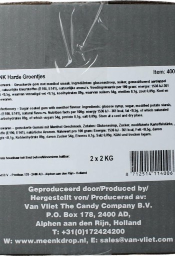 Meenk Harde groentjes (4 Kilogram)
