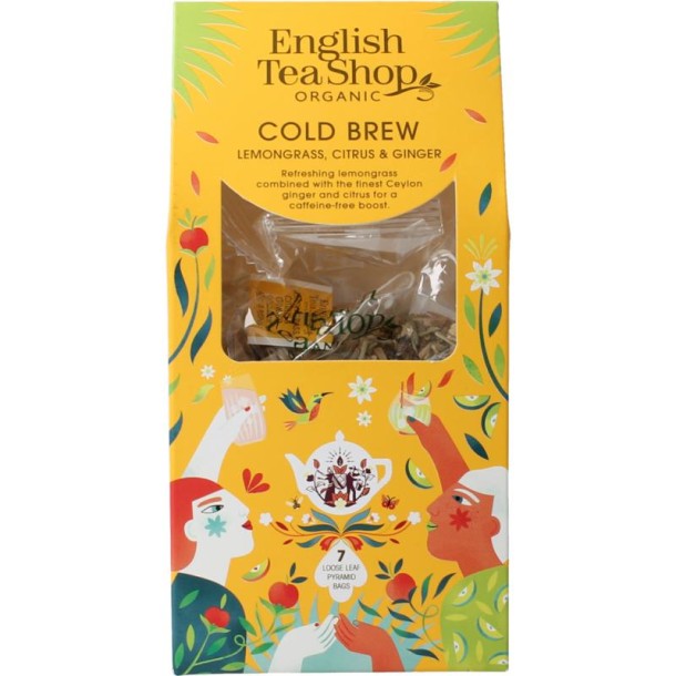 English Tea Shop Lemongrass citrus & ginger bio (7 Zakjes)
