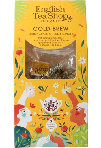 English Tea Shop Lemongrass citrus & ginger bio (7 Zakjes)