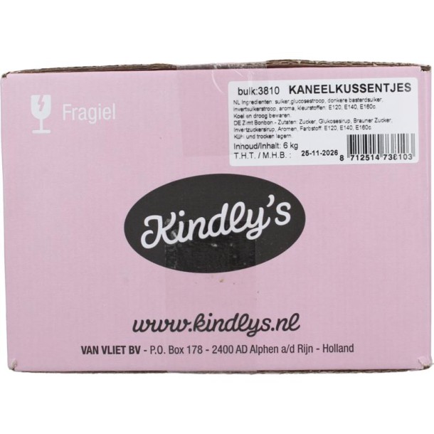 Kindly's Kaneelkussentjes (6 Kilogram)