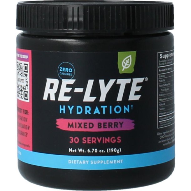 Re-Lyte Hydration drankmix gemengde bessen (190 Gram)