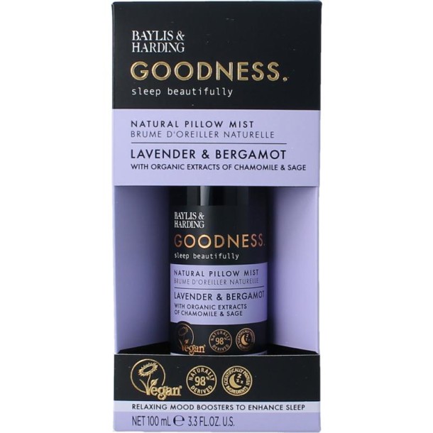 Baylis & Harding Goodness sleep pillow mist lavender & bergamot (100 Milliliter)