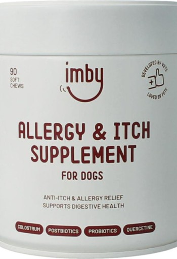 Imby Pet Food Supplement hond anti-allergie & jeuk (90 kt)