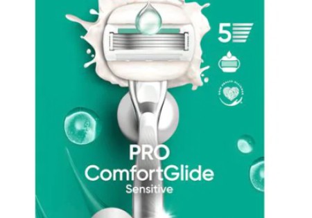 Gillette Venus Pro ComfortGlide Sensitive Scheersysteem 5 Blades + 1 Navulmesjes