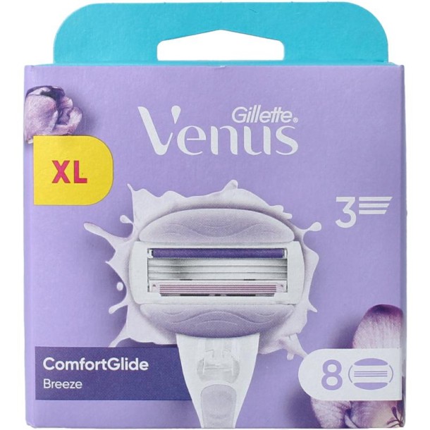 Gillette Venus comfortglide breeze mesjes (8 Stuks)