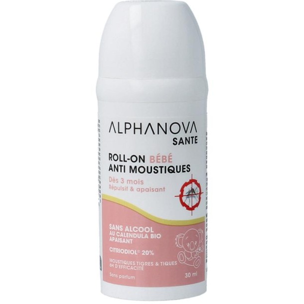 Alphanova Baby Baby roll-on anti muggen bio (30 Milliliter)