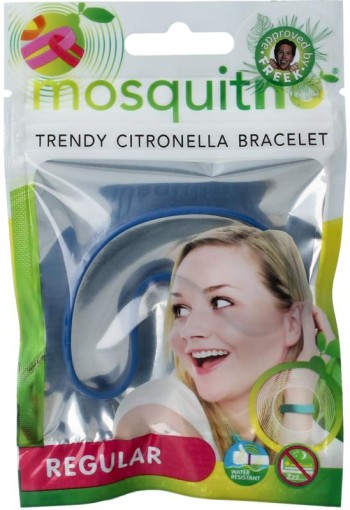 Mosquitno Citronella regular bracelet (1 Stuks)