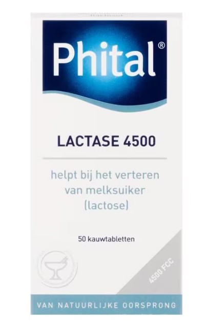 Phital Lactase 4500 50 kauwtabletten