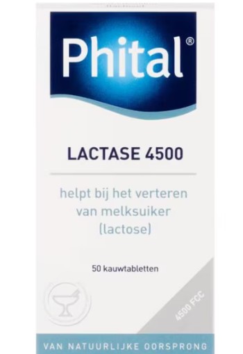 Phital Lactase 4500 50 kauwtabletten