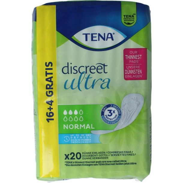 Tena Discreet ultra pads (20 Stuks)
