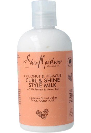 Shea Moisture Curl & shine style milk coconut & hibiscus (254 Milliliter)