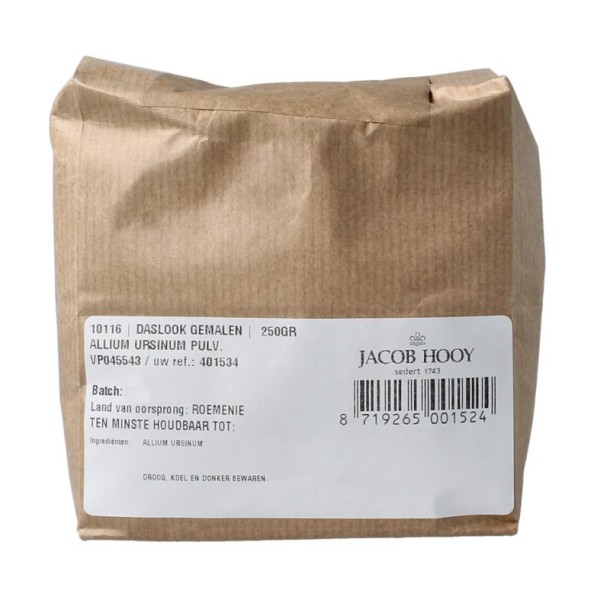 Jacob Hooy Daslook gemalen (250 Gram)