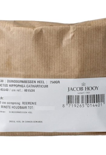 Jacob Hooy Duindoornbessen heel (250 Gram)