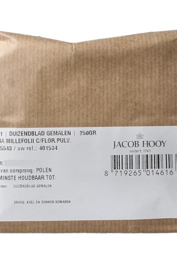 Jacob Hooy Duizendblad gemalen (250 Gram)