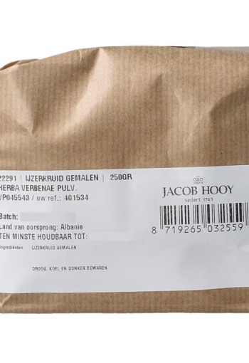 Jacob Hooy IJzerkruid gemalen (250 Gram)