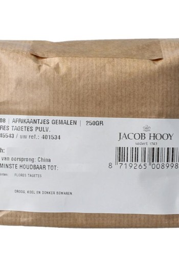 Jacob Hooy Afrikaantjes gemalen (250 Gram)