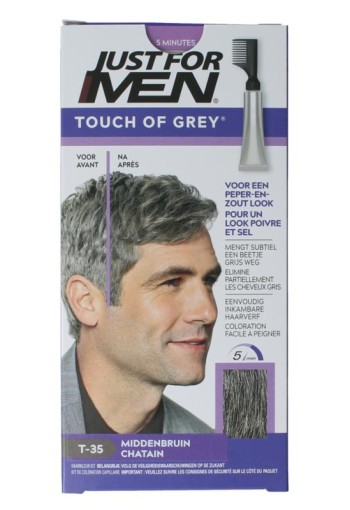 Just For Men Touch of grey T-35 middenbruin (40 Gram)