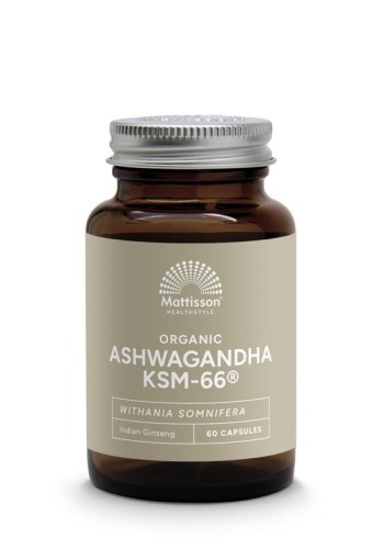 Mattisson Ashwagandha KSM-66 bio (60 Capsules)