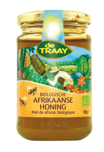 Traay Afrikaanse honing bio (350 Gram)