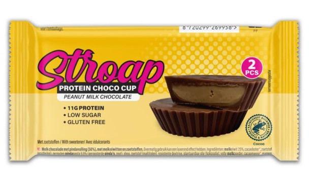 Stroap Protein peanut butter cup milk chocolate (42 Gram)