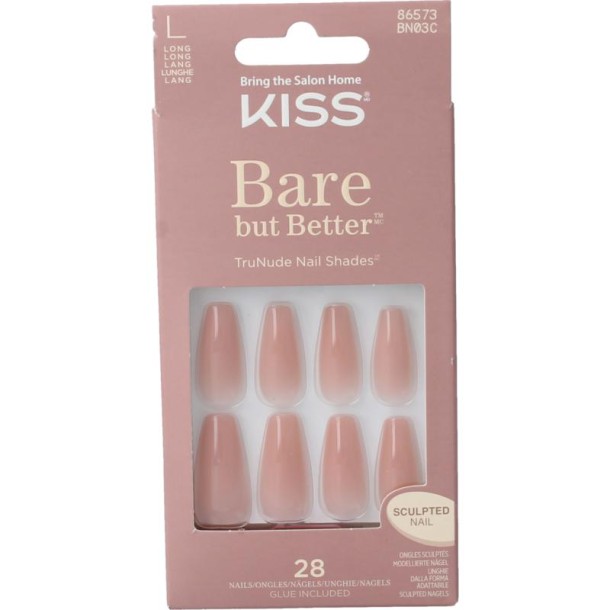 Kiss Bare but better nude glow (1 Set)