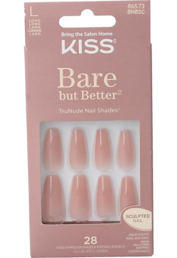 Kiss Bare but better nude glow (1 Set)