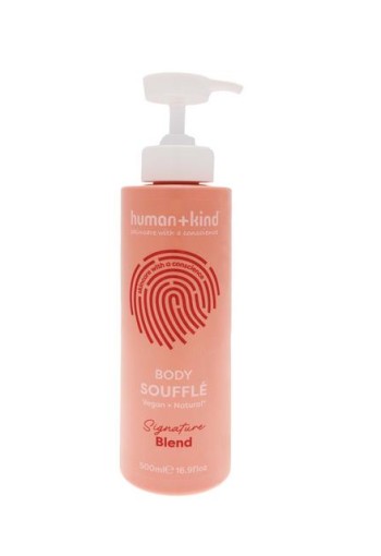 Human+Kind Body souffle in pompfles vegan (500 Milliliter)