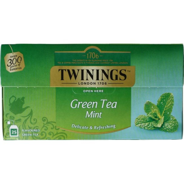 Twinings Pepermunt (25 Zakjes)
