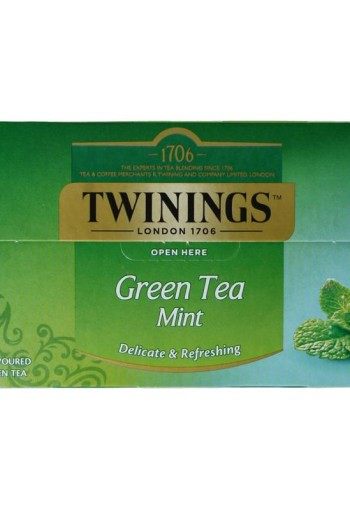 Twinings Pepermunt (25 Zakjes)