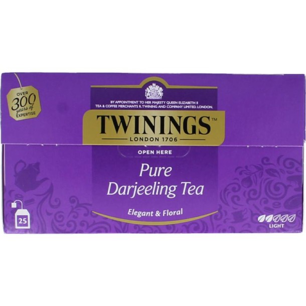 Twinings Darjeeling thee (25 Zakjes)