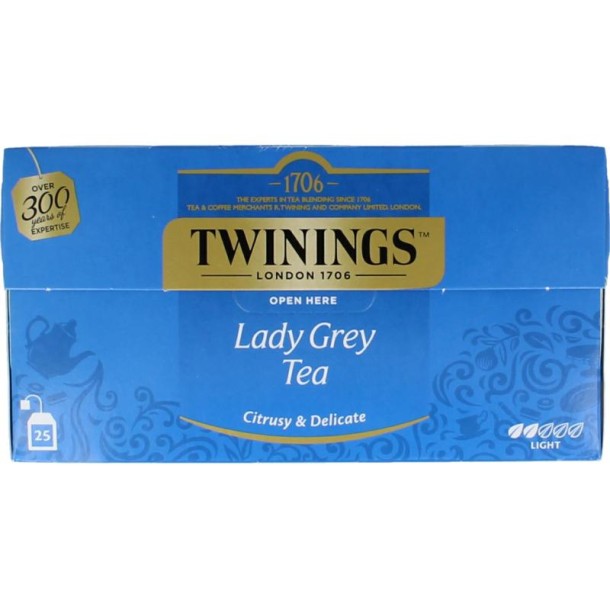 Twinings Lady grey (25 Zakjes)