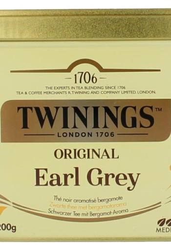 Twinings Earl grey thee blik (200 Gram)