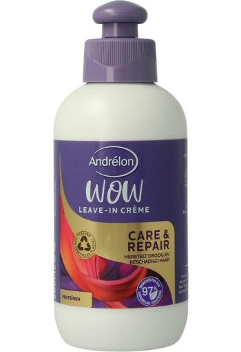 Andrelon Leave-in creme wow care & repair 200 Milliliter