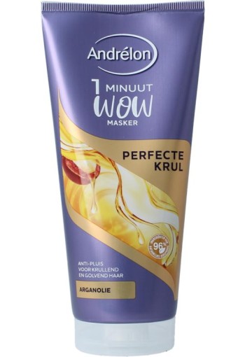 Andrelon Masker 1 minuut wow perfecte krul 180 Milliliter