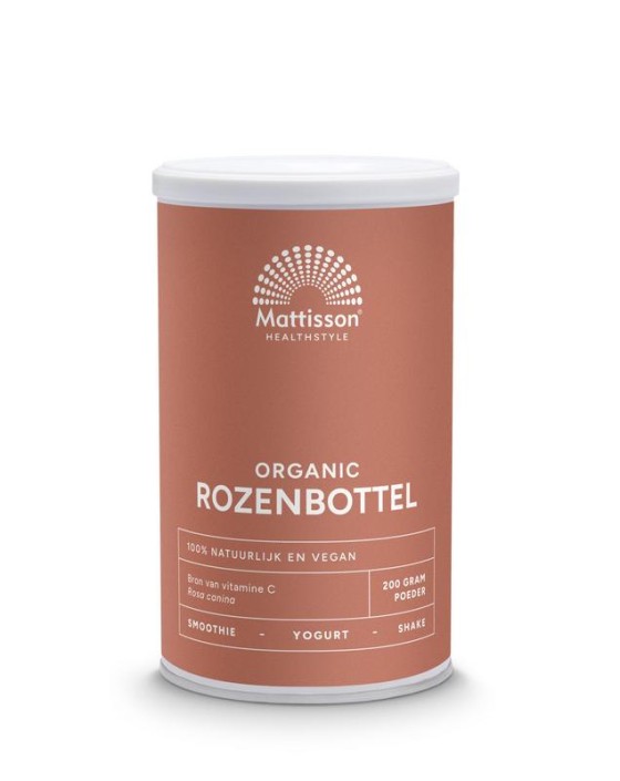 Mattisson Rozenbottel poeder bio (200 Gram)