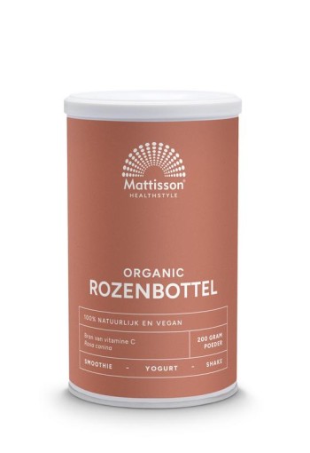 Mattisson Rozenbottel poeder bio (200 Gram)