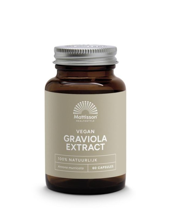 Mattisson Vegan graviola extract 480mg (60 Vegetarische capsules)