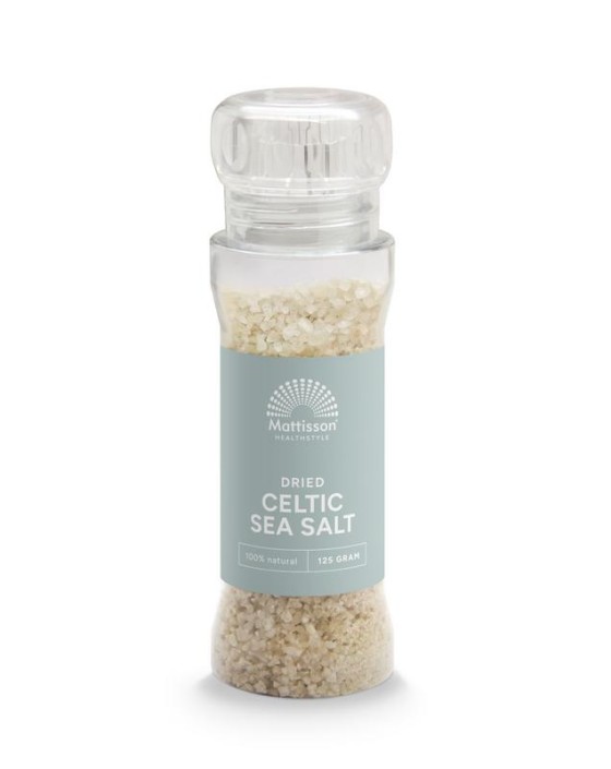 Mattisson Keltisch zeezout celtic sea salt gedroogd molen (125 Gram)