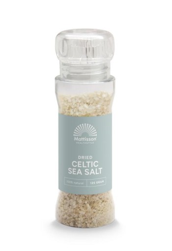 Mattisson Keltisch zeezout celtic sea salt gedroogd molen (125 Gram)