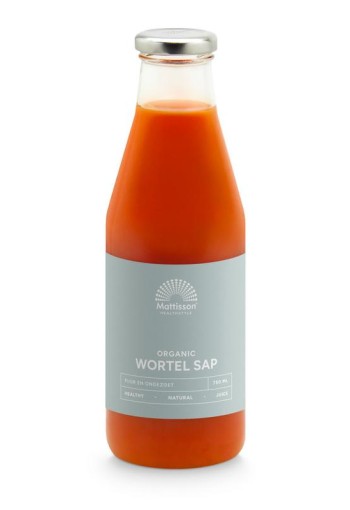 Mattisson Wortelsap bio (750 Milliliter)