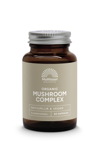 Mattisson Organic mushroom complex bio (60 Vegetarische capsules)