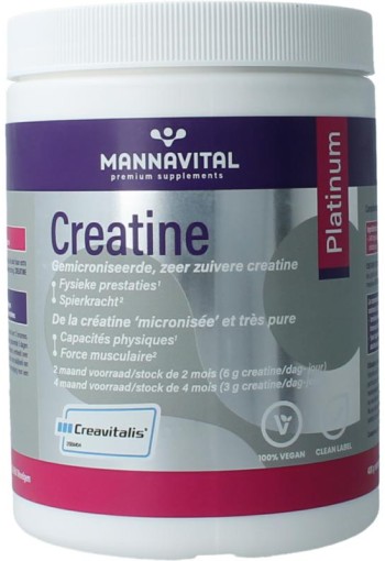 Mannavital Creatine platinum (408 Gram)
