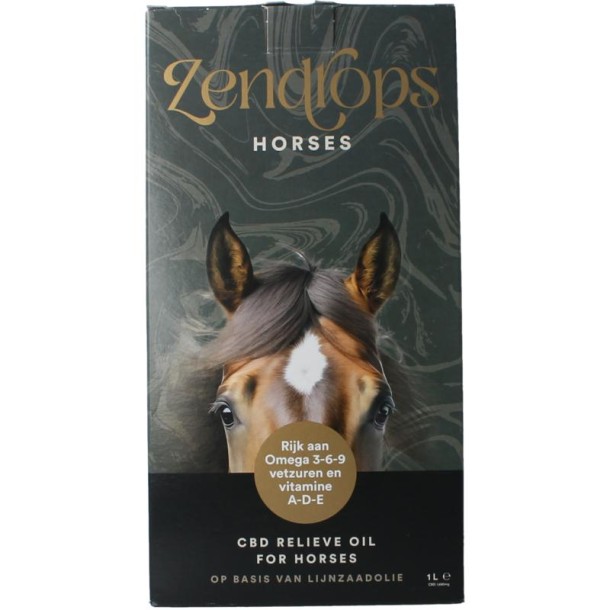 Zendrops CBD relieve oil horses (1 Liter)