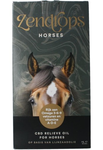 Zendrops CBD relieve oil horses (1 Liter)