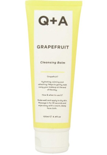 Q+A Grapefruit cleansing balm 125 Milliliter