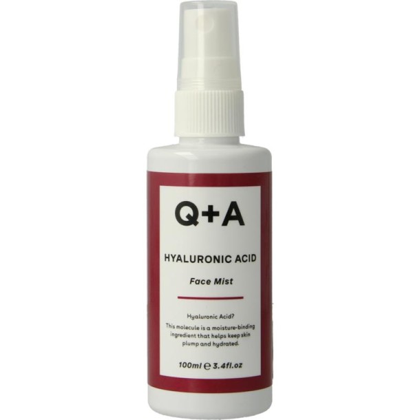 Q+A Hyaluronic acid face mist 100 Milliliter