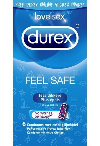 Durex Feel Safe Condooms 6 stuks