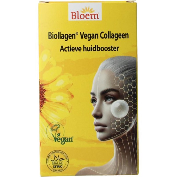 Bloem Biollagen vegan collageen actieve huidbooster (1 Set)