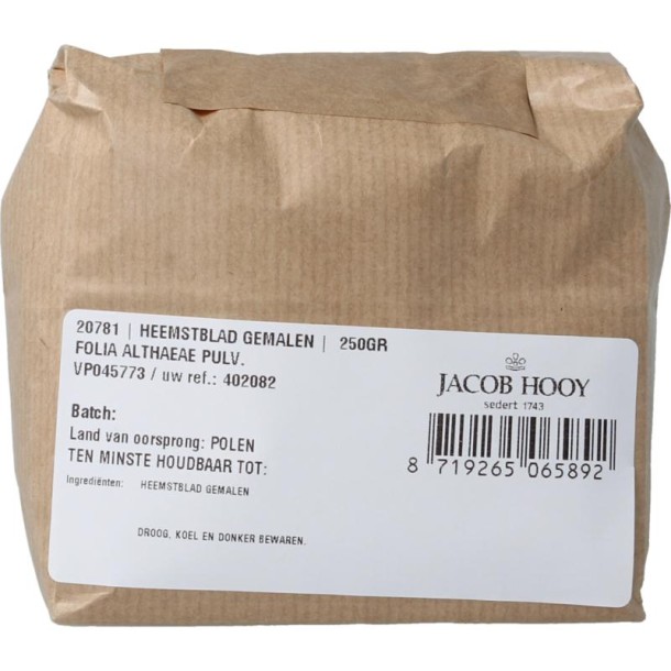 Jacob Hooy Heemstblad gemalen (250 Gram)