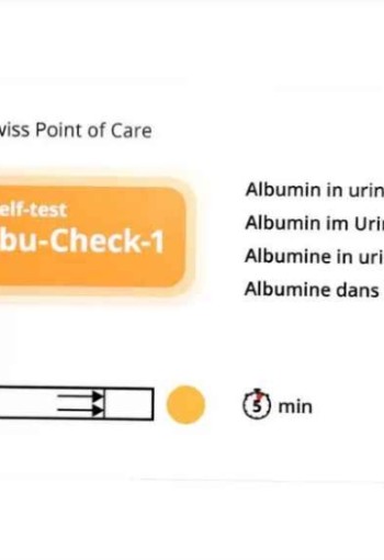 Swiss Point of Care M-Albu-Check-1 Strip Zelftest